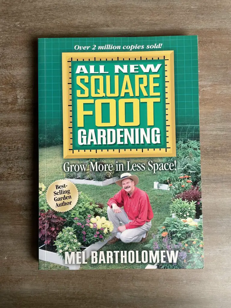 Photo of the book "Square Foot Gardening" by Mel Bartholomew