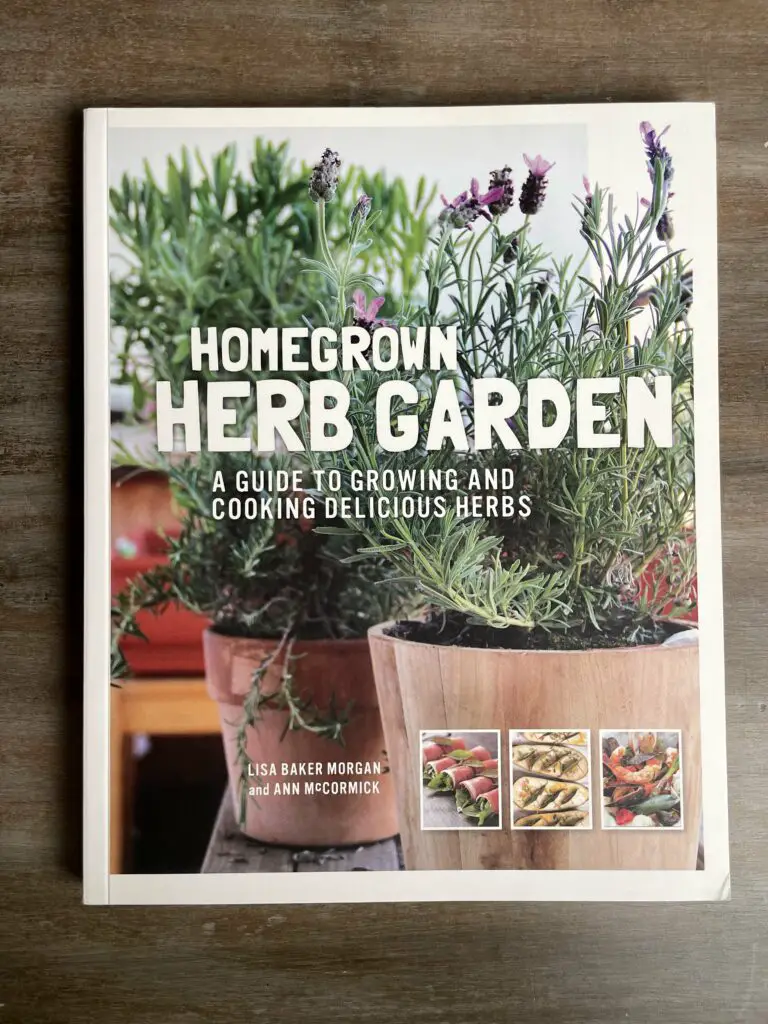 Photo of the book "Homegrown Herb Garden" by Lisa Baker Morgan and Ann McCormick